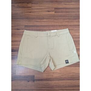 a.n.a A New Approach Twill Shorts- Size 8- 3.5" Inseam- Khaki- Stretch- NWT